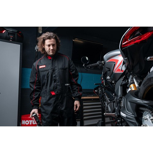 Macacão mecânico preto MOTUL - Tamanho 2XL - UF01752