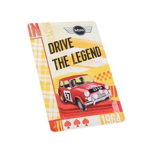 Decoratieve metalen plaat Mini - Drive the Legend - 20 x 30 cm - UF01770