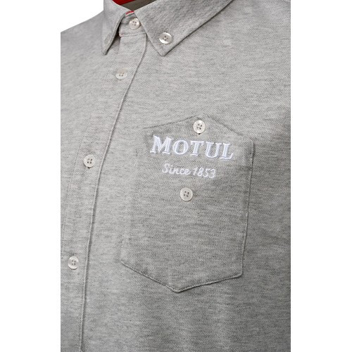 Polo MOTUL gris foncé - Taille M - UF01773