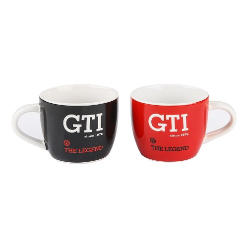 VW GTi cups with saucers - Set of 2 - UF01814