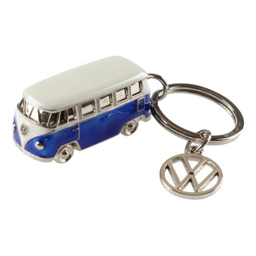  Porte clés VOLKSWAGEN Combi Split bleu et blanc - UF01850 