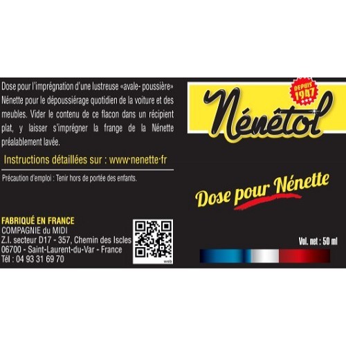 NÉNETOL Nachfüllpackung für Nénette Poliermaschine - Flasche - 50ml - UF03100