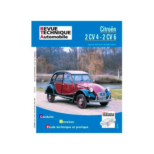  Recensione tecnica in francese per Citroën 2CV 4/6 - UF04015 