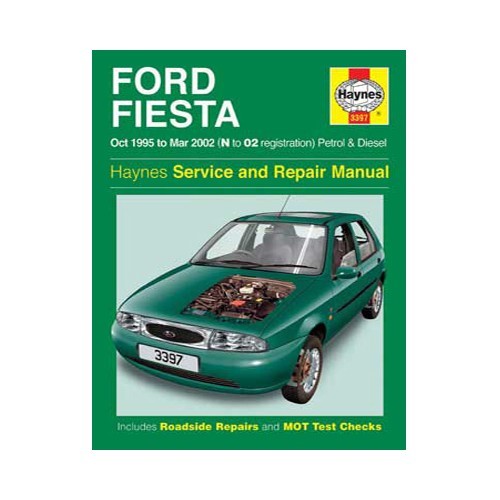     
                
                
    Haynes technical guide for Ford Fiesta from 95 to 2001 - UF04037
