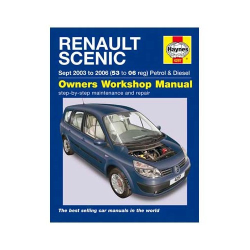  Revue technique Haynes pour Renault Scenic essence et Diesel de 2003 à 2006 - UF04115 