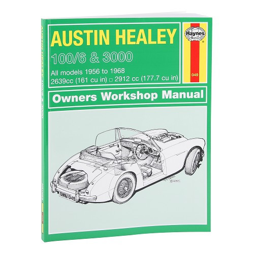  Technische Übersicht für Austin Healey 100/6 und 3000 von 56 bis 68 - UF04202 