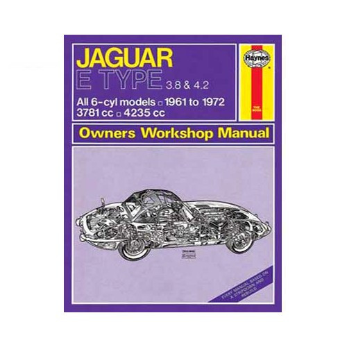  Technisch overzicht voor Jaguar E-type van 61 tot 72 - UF04210 