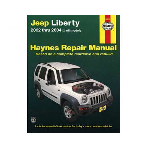  Revue technique Haynes pour JEEP Liberty (KJ) Version USA 2001-2004 - UF04217 