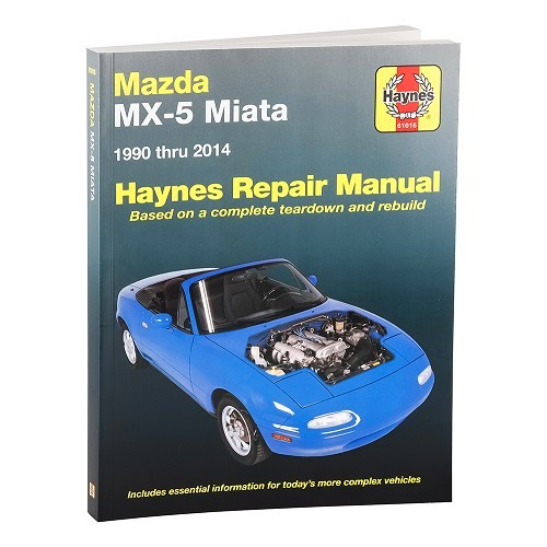 Haynes USA technical guide for Mazda MX-5/ Miata from 90 to 2014