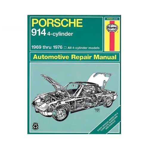  Rivista tecnica per Porsche 914 4 cilindri da 69 a 76 - UF04236 