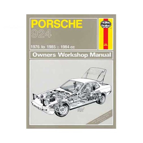  Technisch overzicht voor Porsche 924 en 924 Turbo van 76 tot 85 - UF04238 