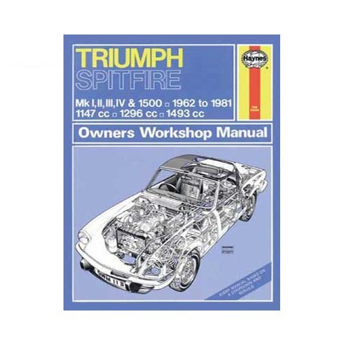  Technische Übersicht für Triumph Spitfire von 62 bis 81 - UF04250 