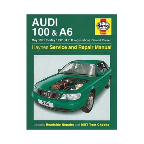     
                
                
    Manual de taller Haynes para Audi 100 y A6 de 91 a 97 - UF04259
