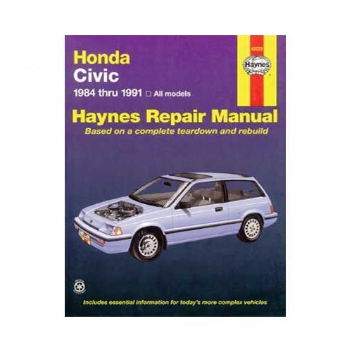     
                
                
    Haynes USA technisch verslag voor Honda Civic - UF04277
