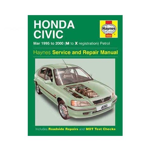     
                
                
    Haynes technical guide for Honda Civic from 95 to 2000 - UF04278
