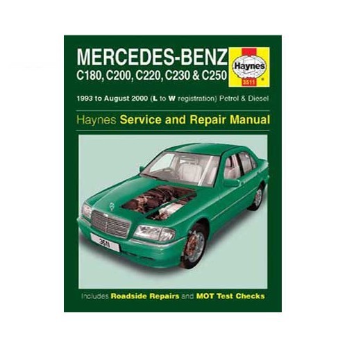  Rivista tecnica Haynes per Mercedes classe C dal 93 al 2000 - UF04280 