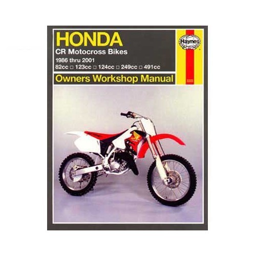     
                
                
    Haynes technical guide for Honda CR from 86 to 2001 - UF04298
