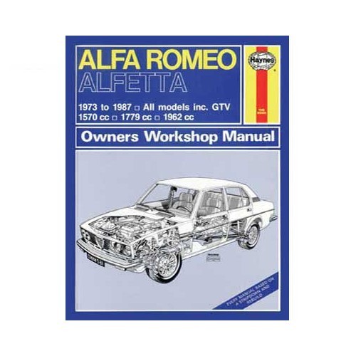     
                
                
    Revisão técnica Haynes para Alfa Romeo Alfetta de 73 a 87 - UF04302
