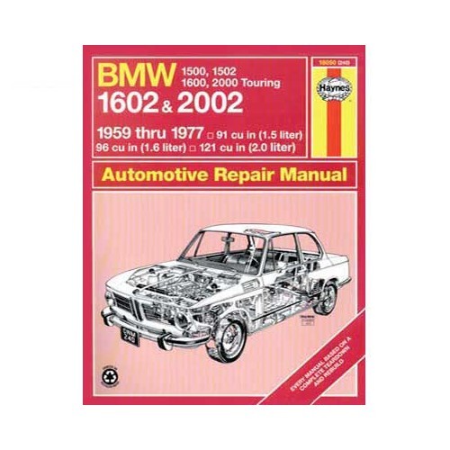  Haynes technisch overzicht voor BMW 1500 1502 1600 1602 2000 en 2002 van 59 tot 77 - UF04314 