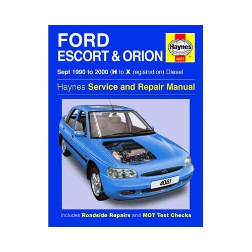     
                
                
    Haynes technicalguide for Ford EscortDiesel from 1990 to 2000 - UF04334
