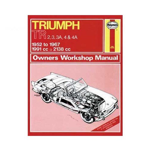     
                
                
    Haynes Technisch Overzicht voor Triumph TR2, TR3, TR3A, TR4, TR4A van 52 tot 67 - UF04362
