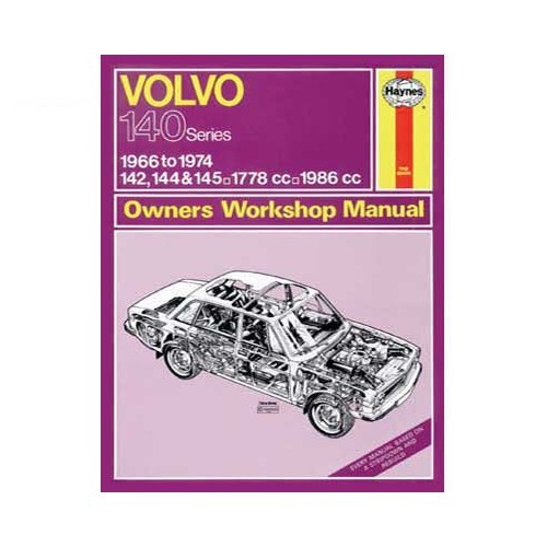  Revisione tecnica Haynes per Volvo 142 144 e 145 dal 66 al 74 - UF04372 