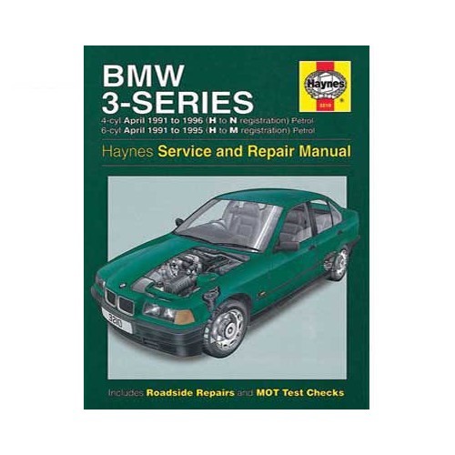  Revisão técnica da Haynes para gasolina BMW E36 de 91 a 99 - UF04400 