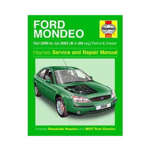     
                
                
    Manual de taller Haynes para Ford Mondeo de 2000 a 2003 - UF04417
