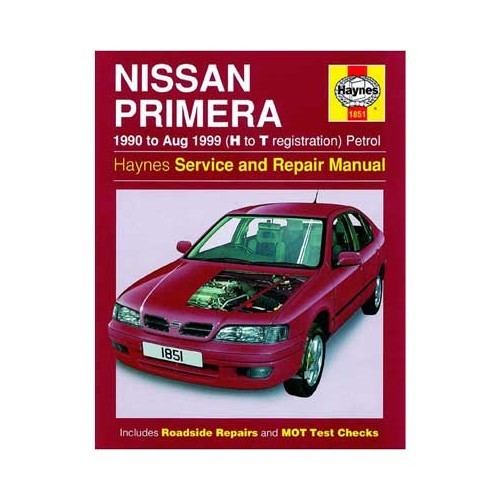  Haynes technisch overzicht voor Nissan Primera benzine van 90 tot 99 - UF04436 