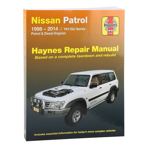  Revue technique Haynes Australia pour Nissan Patrol diesel de 98 à 2004 - UF04452 