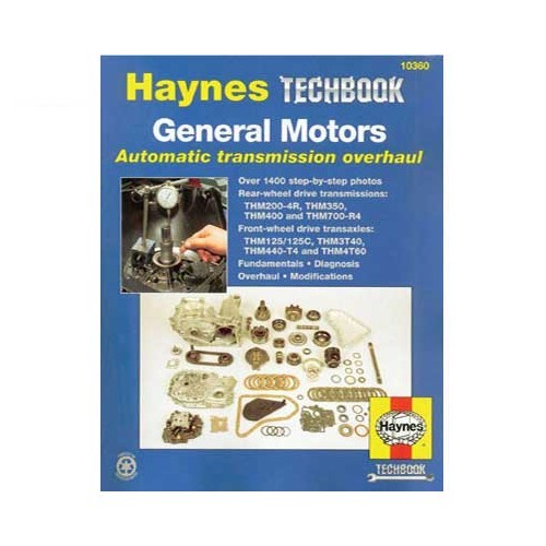  Techbook Haynes: "General motors automatic tramission overhaul manual" (General motors automatic tramission overhaul manual) - UF04458 