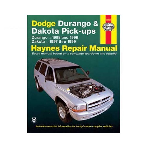     
                
                
    Manual de taller Haynes para Dodge Dakota Pick up y Durango de 97 a 99 - UF04464
