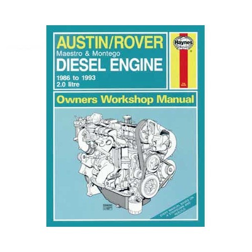  Manualde taller Haynes en el motor Austin Rover 2L diésel de 86 a 93 - UF04466 