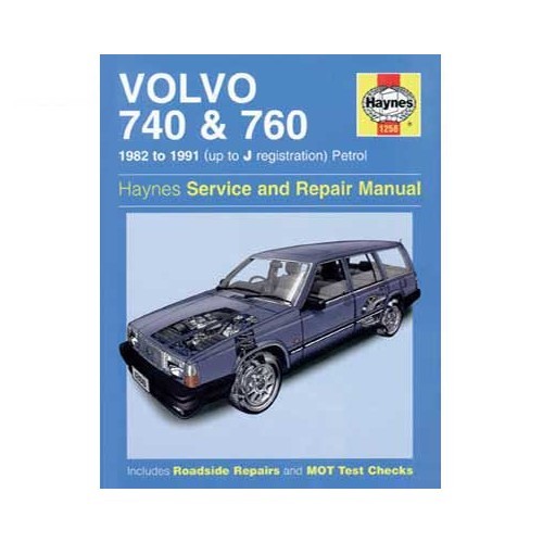  Haynes technisch overzicht voor Volvo 740 en 760 van 82 tot 91 - UF04472 