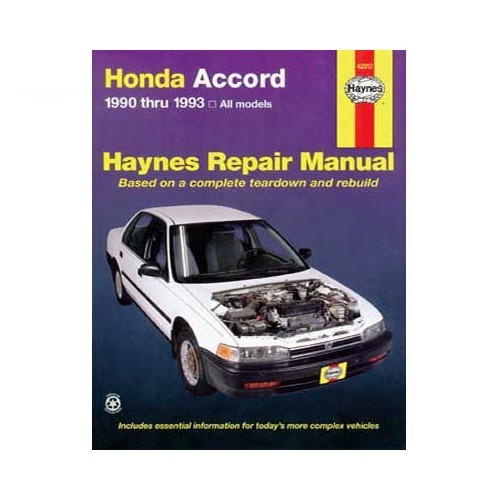  Revisione tecnica della Honda Accord dal 90 al 93 - UF04478 