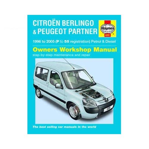     
                
                
    Revisão técnica da Haynes para Citroën Berlingo e Peugeot Partner de 96 a 2005 - UF04490
