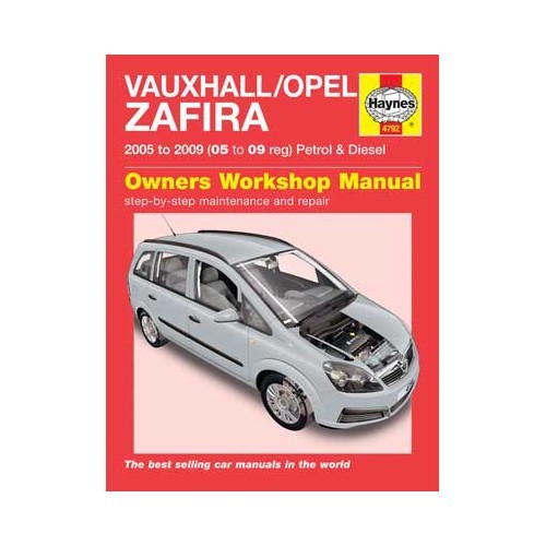     
                
                
    Análise técnica da Haynes para a gasolina e o gasóleo Opel Zafira de 2005 a 2009 - UF04507
