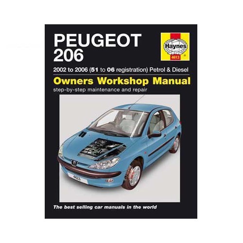     
                
                
    Revisão técnica da Haynes para gasolina e gasóleo Peugeot 206 de 2001 a 2006 - UF04528
