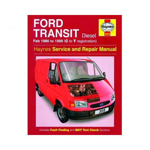  Revisione tecnica Haynes per Ford Transit Diesel dall'86 al 99 - UF04542 