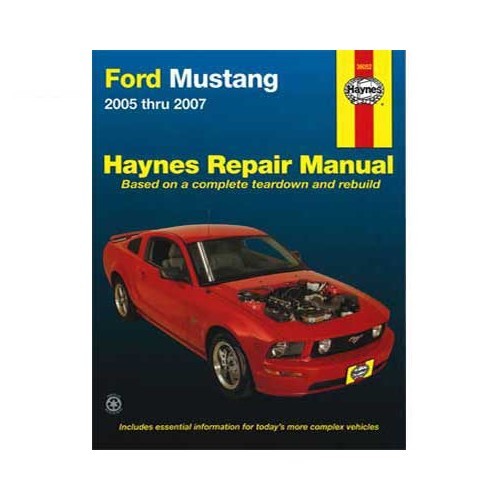     
                
                
    USA Haynes technical magazine for Ford Mustang from 2005 to 2007 - UF04586
