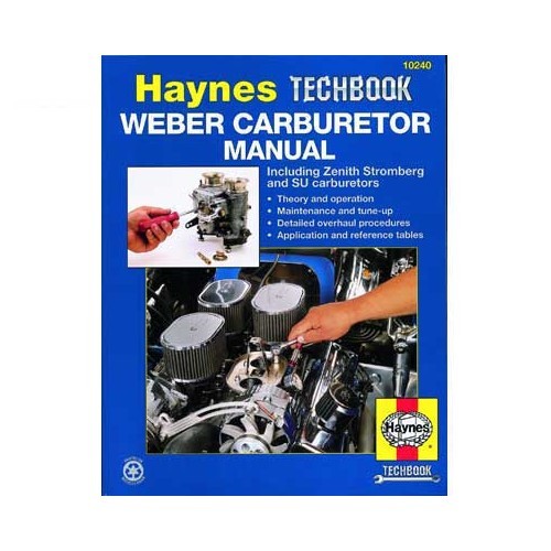     
                
                
    Libro Haynes "Weber/Zenith Stromberg/SU Carburetor Manual (USA)" - UF04599
