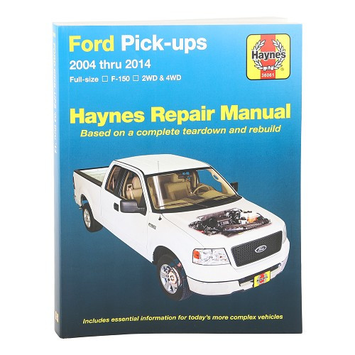     
                
                
    Technical review Ford F-150 Gas 2WD & 4WD Pick-ups (04-14) Haynes Manual - UF04631
