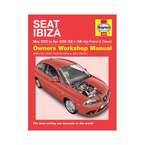  Revisão técnica de Haynes para Seat Ibiza de 2002 a 2008 - UF04656 