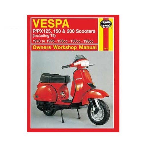  Manual de taller Haynes para Vespa P/PX de 78 a 2003 - UF04806 