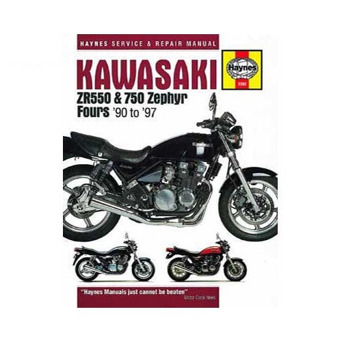     
                
                
    Manual de taller Haynes para Kawasaki ZR 550 y ZR 750 ZEPHYR FOURS - UF04813
