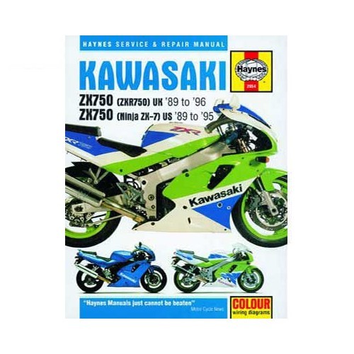  Revue technique Haynes pour Kawasaki ZX750 de 89 à 96 - UF04832 