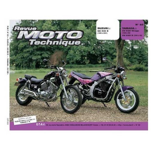  Revue Moto Technique nr. 83 : Suzuki GS 500 E - UF04839 