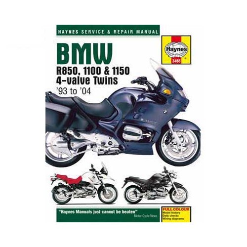     
                
                
    Haynes technical guide for BMW twins 4-valve from 93 to 2004 - UF04848
