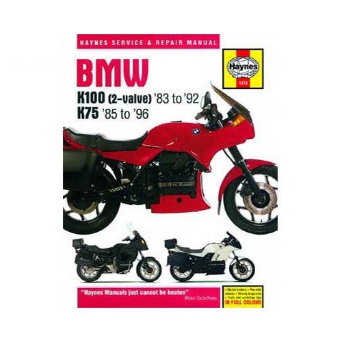  Revue technique pour BMW K100 et 75 de 83 à 96 - UF04852 