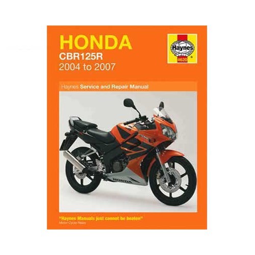  Revue technique Haynes pour Honda CB125R de 2004 à 2007 - UF04860 